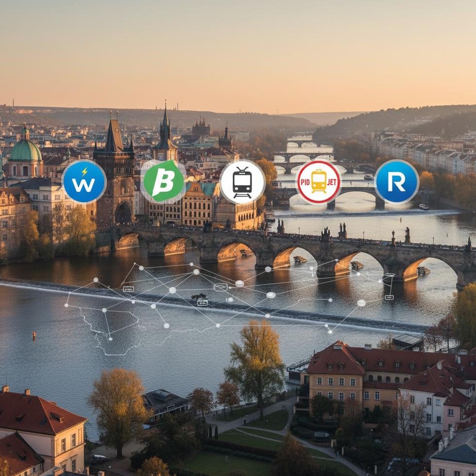 Çekya’da günlük yaşamı kolaylaştıran mobil uygulamalar arayüzleri