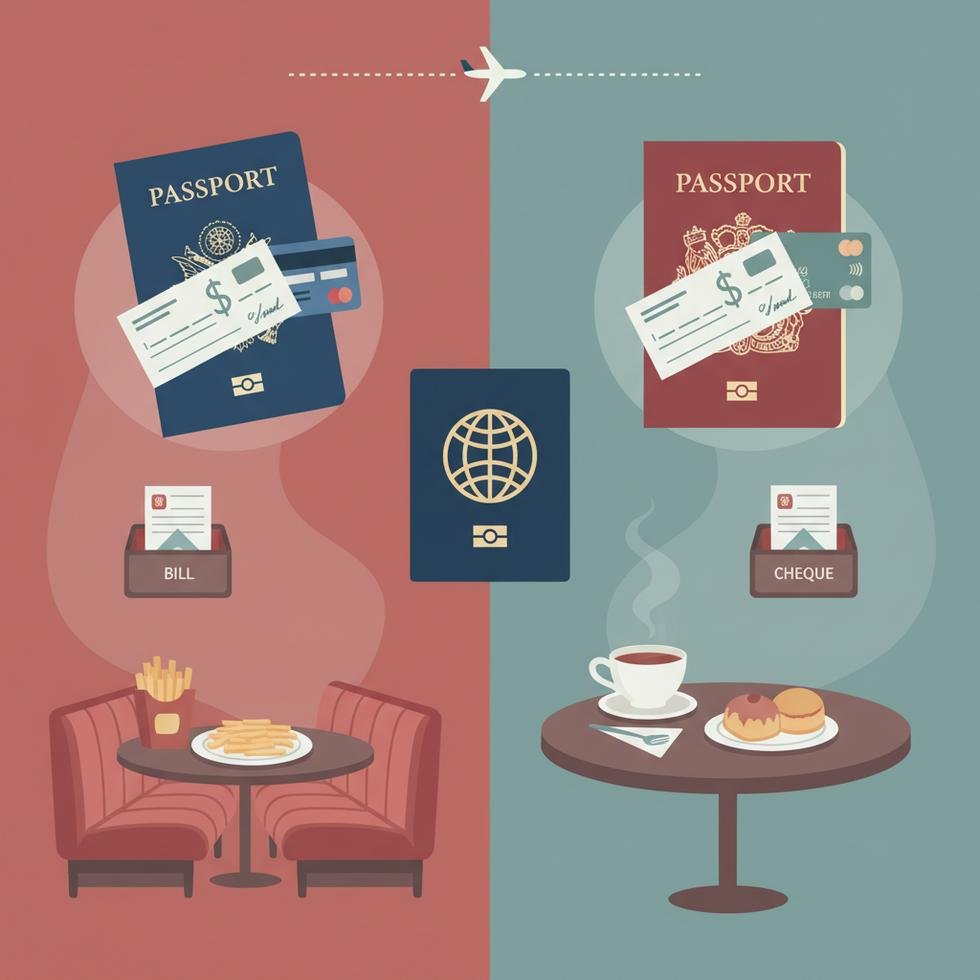 Check ve cheque kelimelerinin yazım farkı