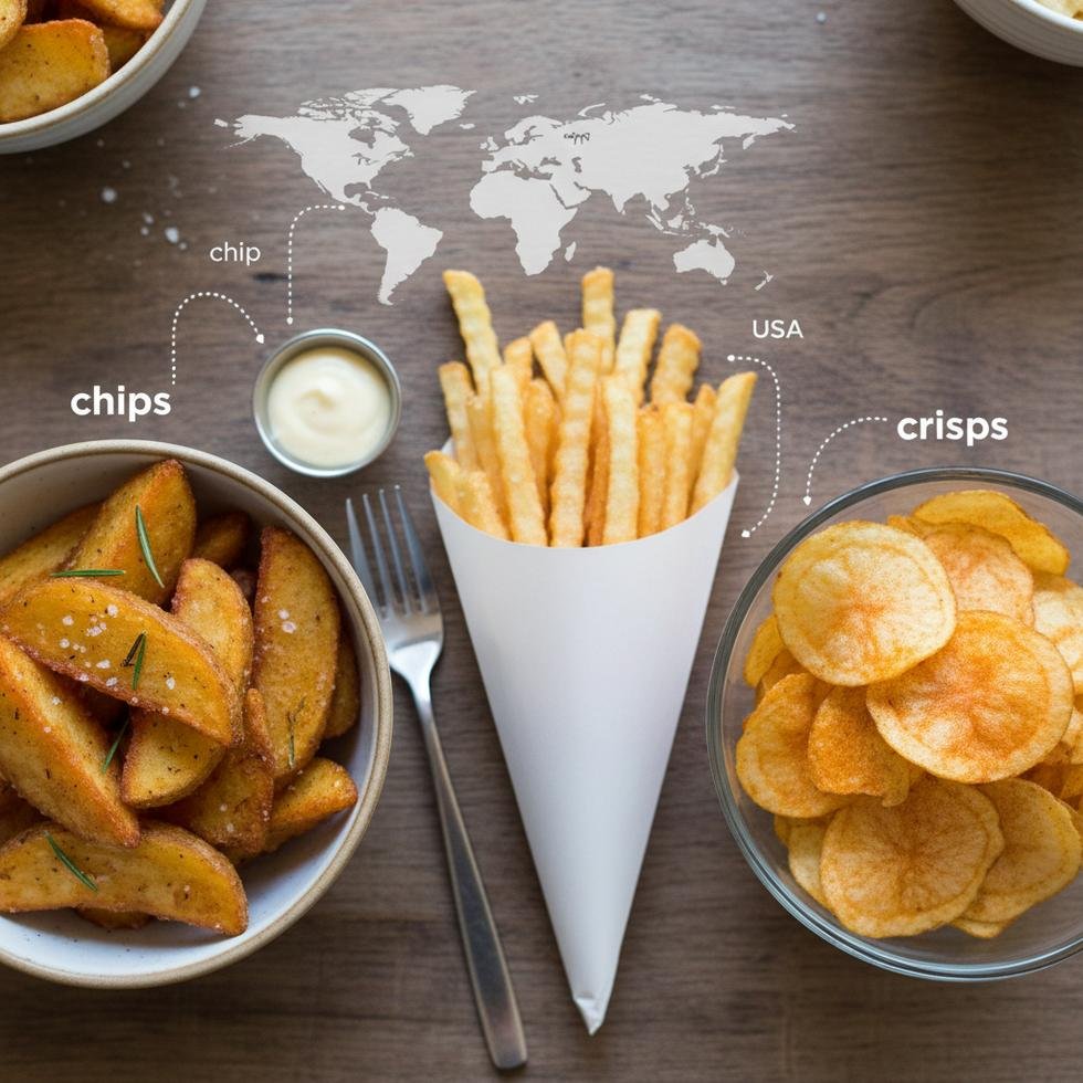 Patates kızartması çeşitleri ve menü terimleri farkları