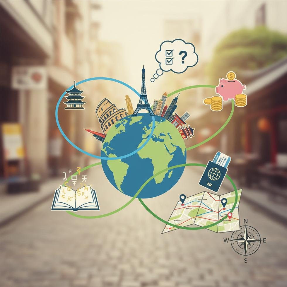 Yurtdışında çift olarak dil eğitimi alan genç çift