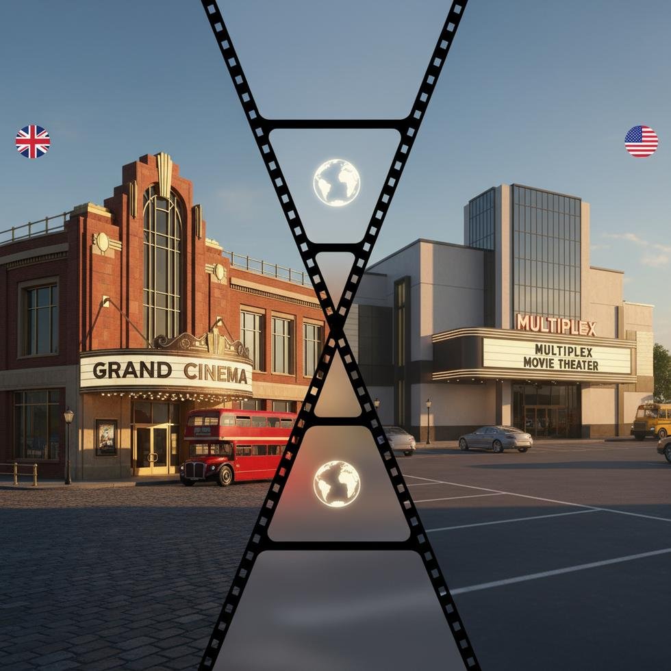 İngiltere ve Amerika İngilizcesinde sinema terimleri farkları görseli