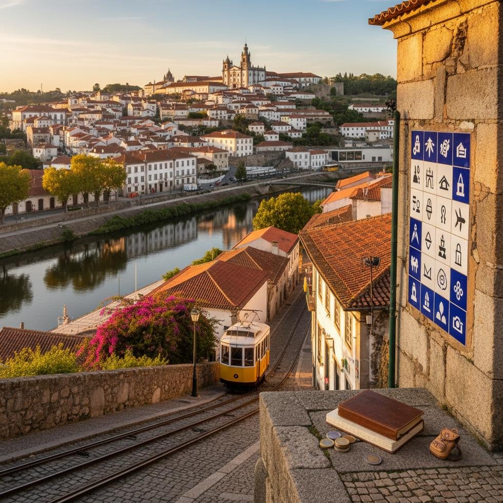 Coimbra şehrinin tarihi ve doğal güzellikleri