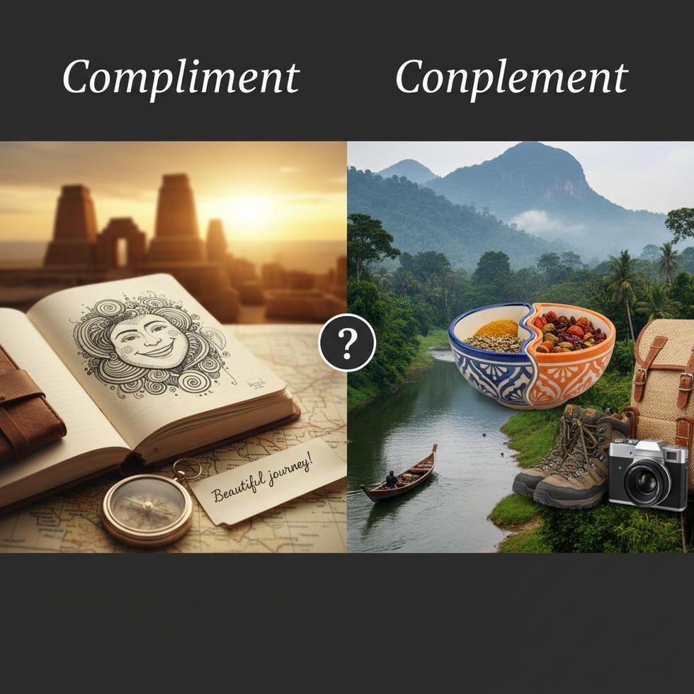 Compliment ve complement kelimelerinin anlam ve doğru kullanımı