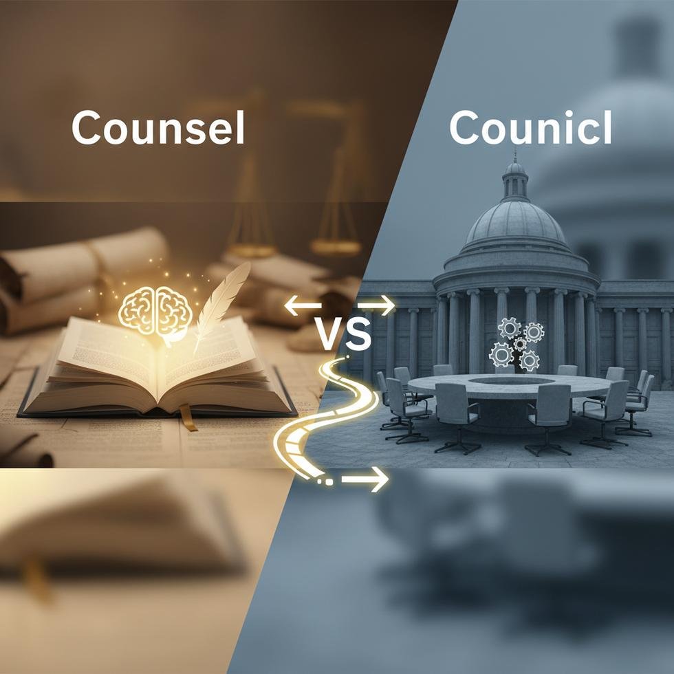 Counsel ve Council kelimelerinin yazımı ve kullanımı ile ilgili rehber