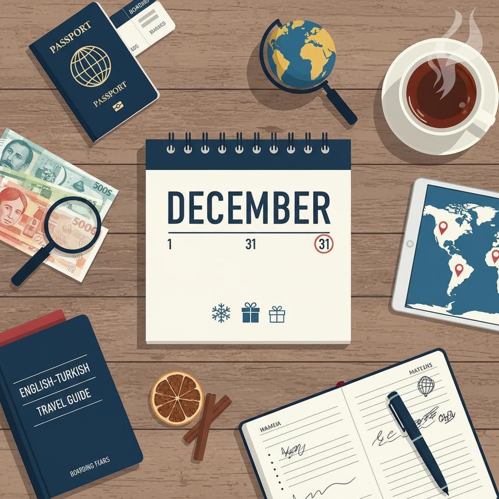 December ayı ve Dec kısaltması hakkında bilgiler içeren takvim görseli