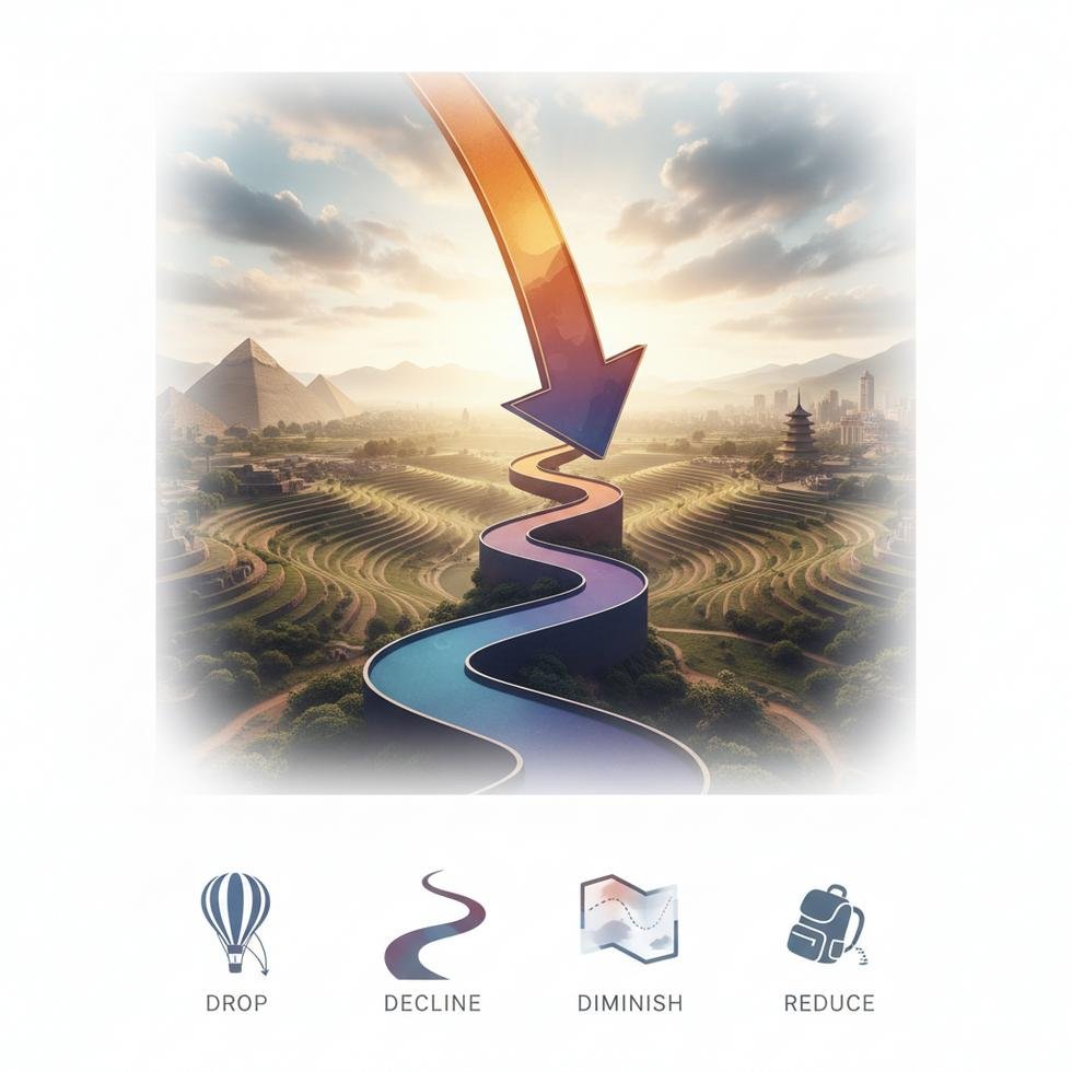 İngilizce'de decrease kelimesinin anlamı ve alternatifleri