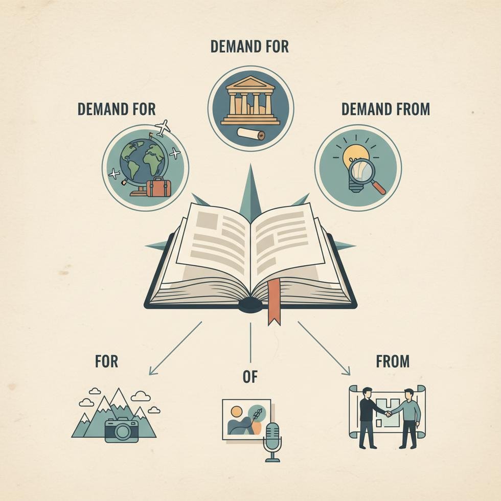 İngilizcede demand kelimesinin doğru edat kullanımıyla ilgili rehber