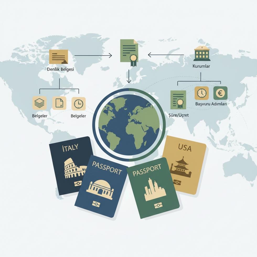 Denklik belgesi başvuru süreci ve kurumlar hakkında bilgilendirici grafik