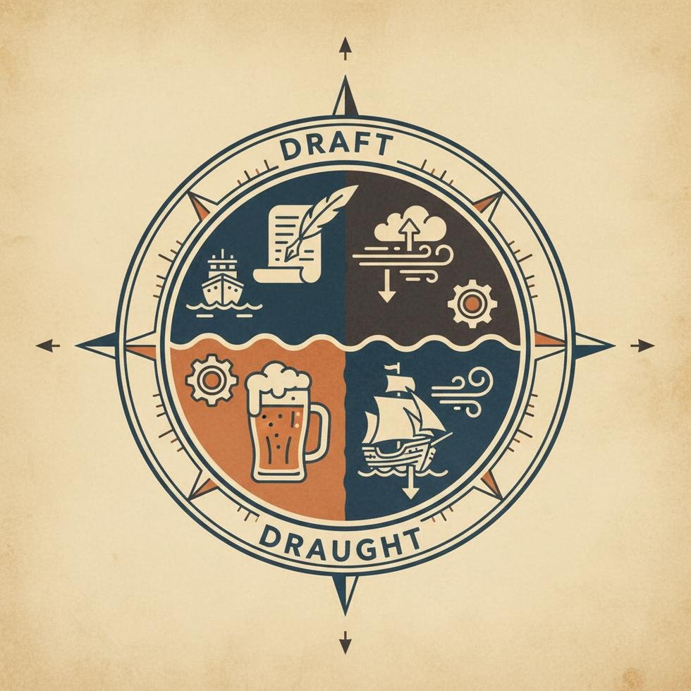 Draft ve draught kelimelerinin İngilizce yazım farkları