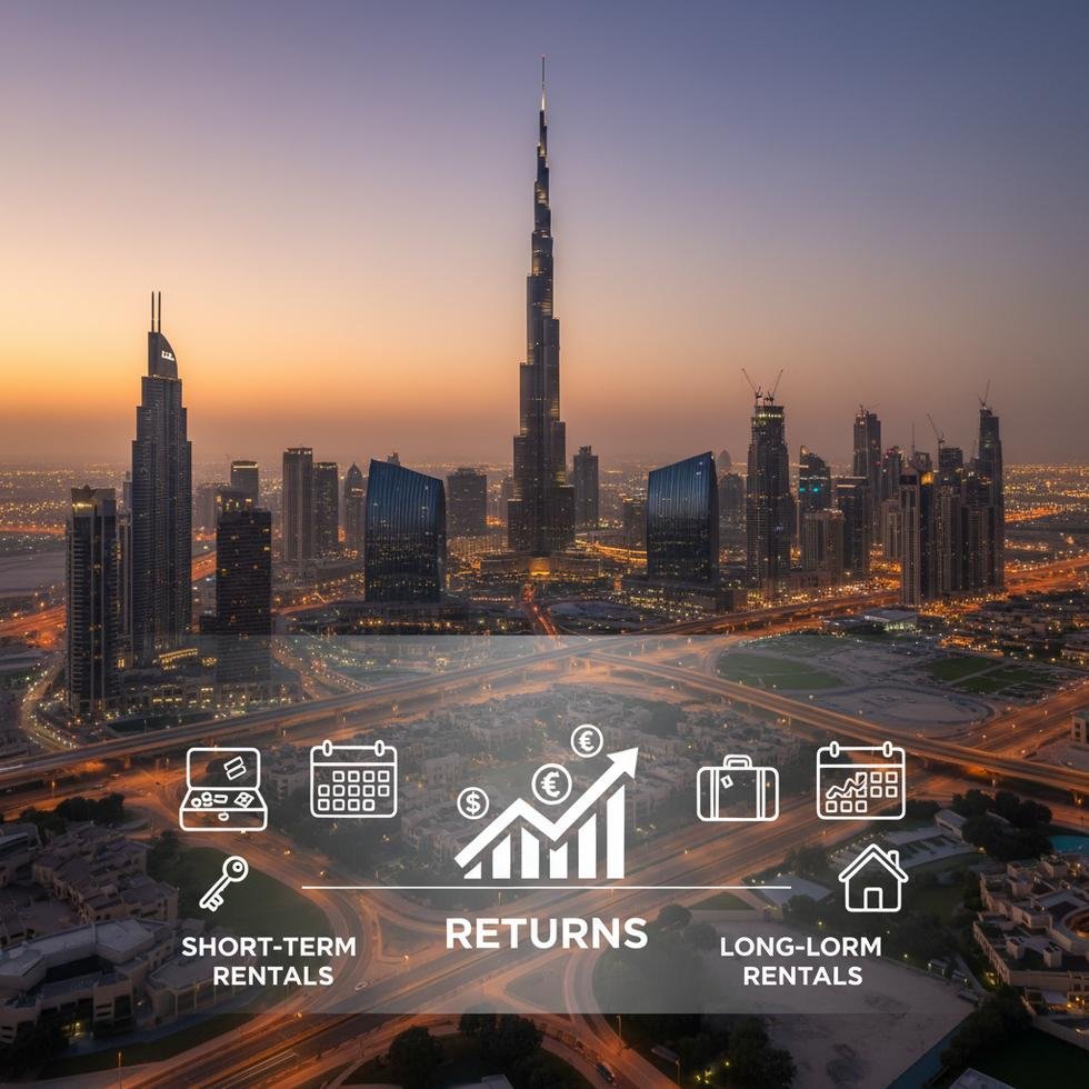 Dubai'de kısa ve uzun dönem kiralık daire seçenekleri