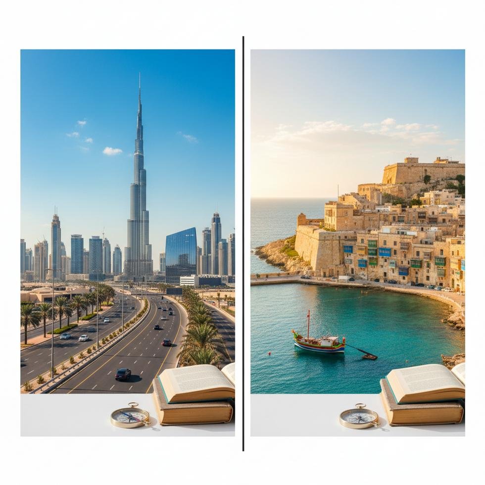 Dubai ve Malta'da part-time çalışan uluslararası öğrenciler