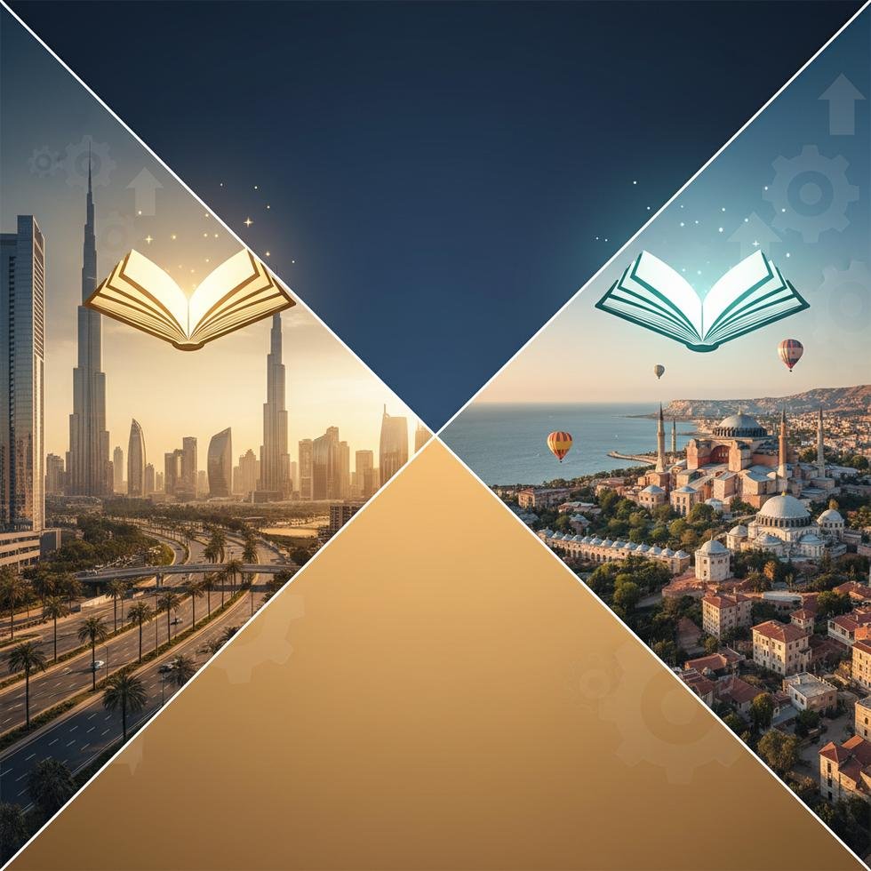 Dubai ve Türkiye üniversite karşılaştırması tablosu