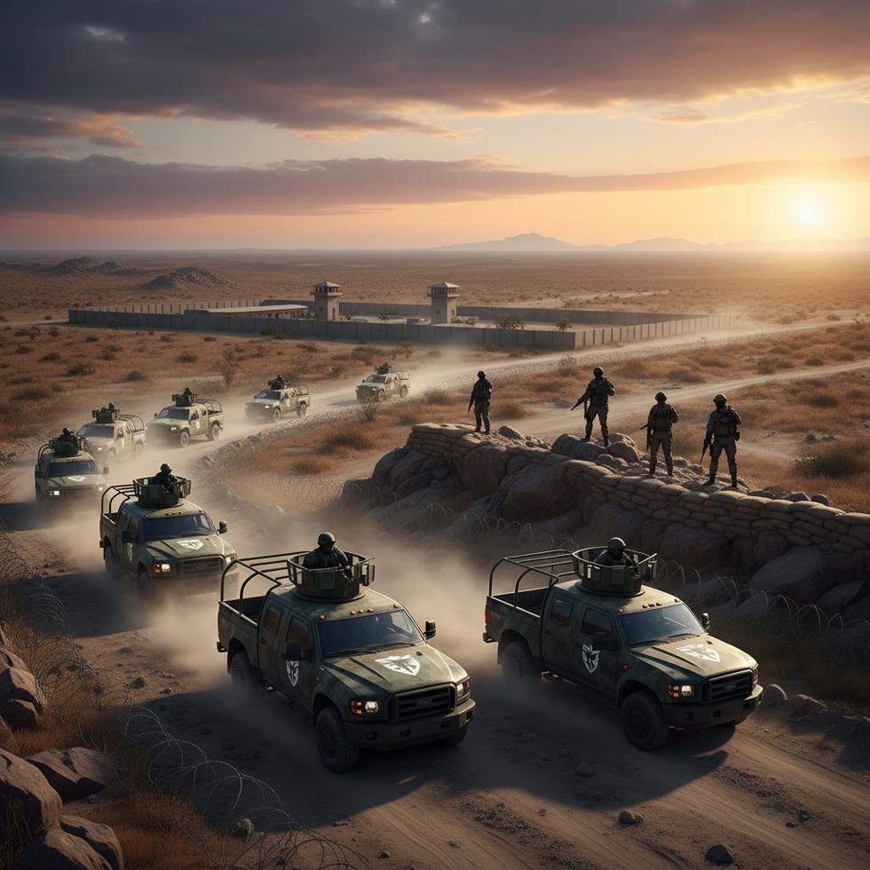 Meksika güvenlik güçleri operasyonda.