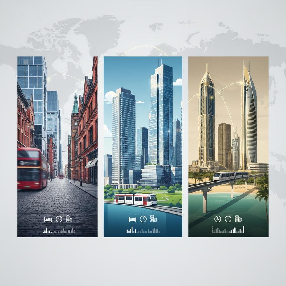 English Path öğrenci rezidansları odası, valiziyle yerleşen bir öğrenci