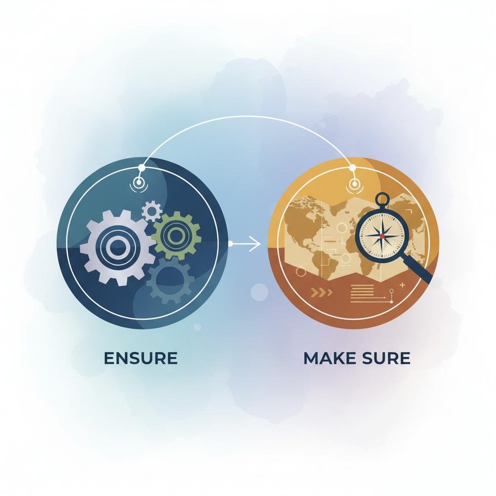 Ensure ve Make Sure ifadelerinin İngilizce yazışmadaki kullanımı