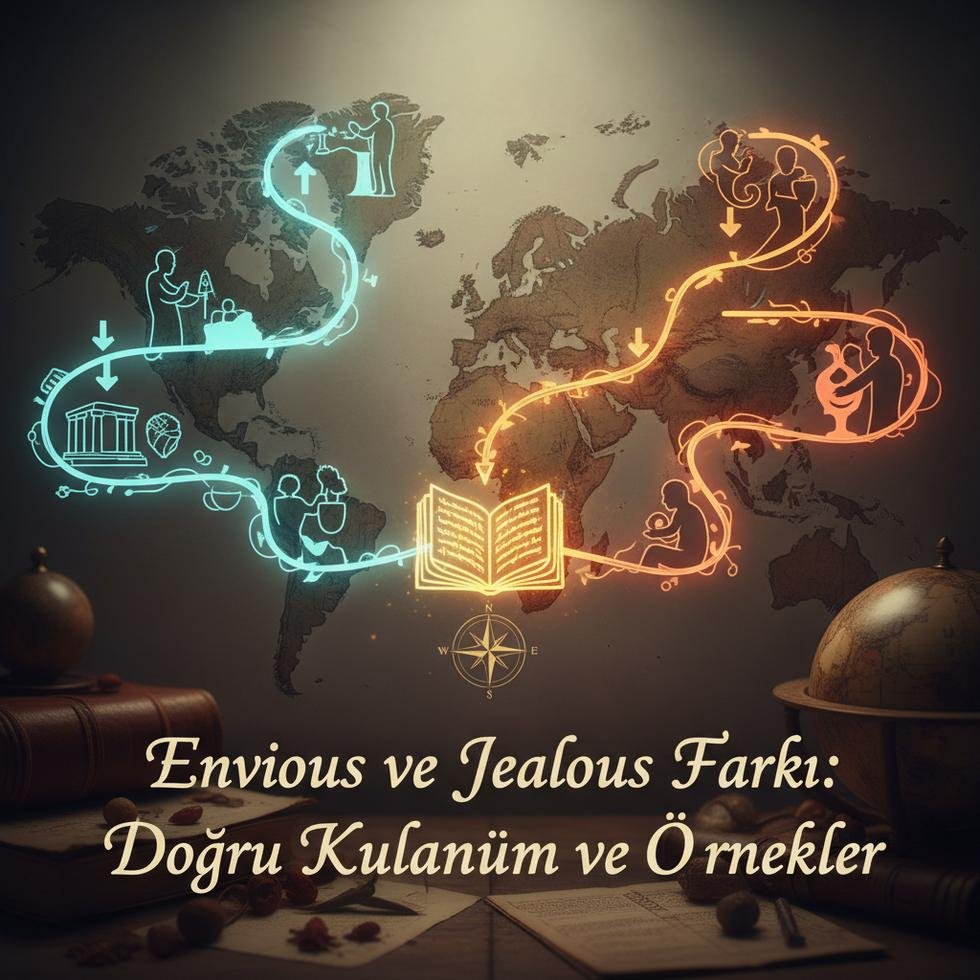 Envious ve jealous kelimelerinin doğru kullanımı hakkında eğitim