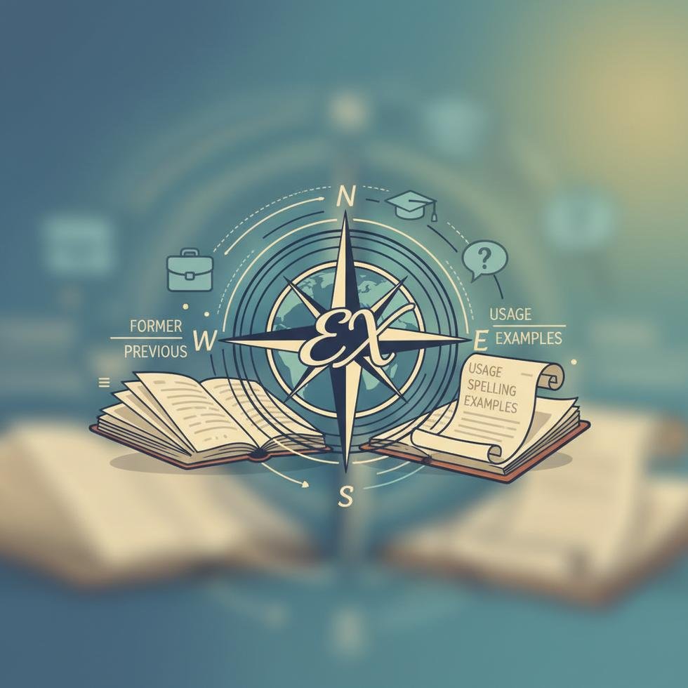 İngilizce 'ex' kelimesinin farklı kullanımları tabloyla açıklanıyor