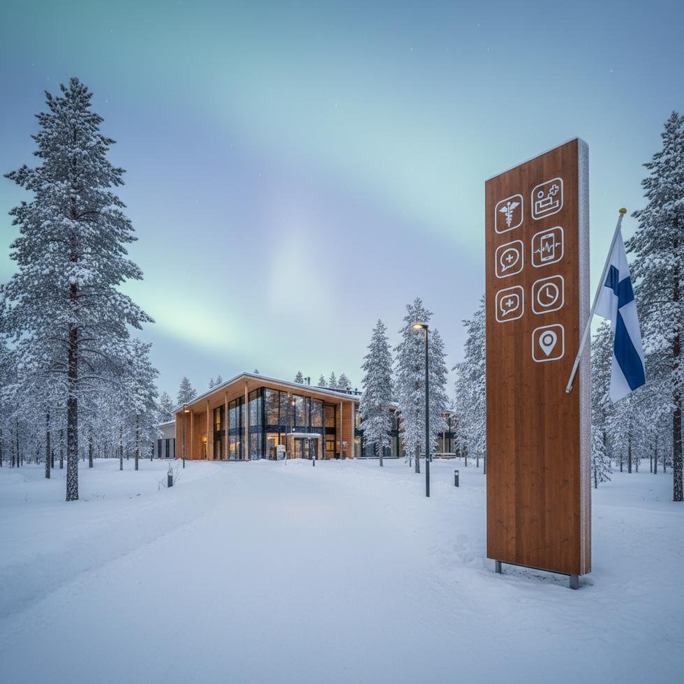 Finlandiya sağlık sistemi ve randevu rehberi görseli