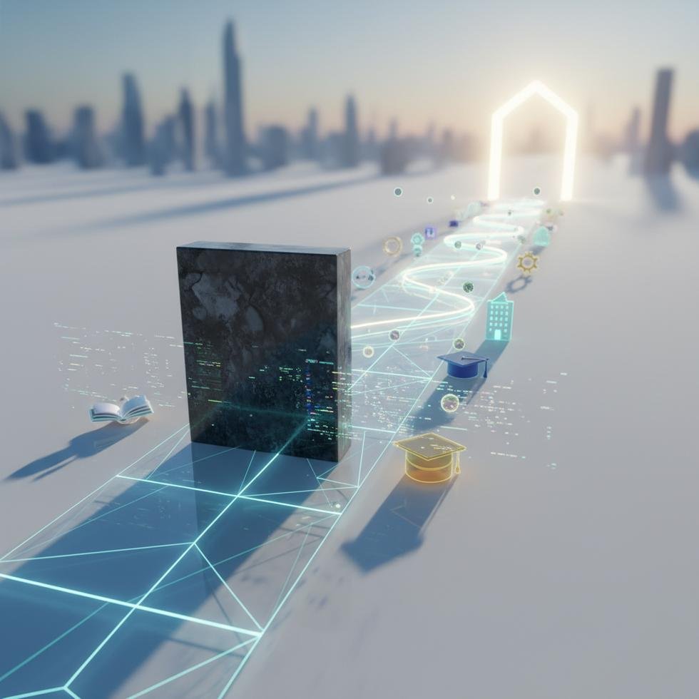 Gatekeeping ve eğitim kariyerde şeffaf yol kavramını anlatan grafik