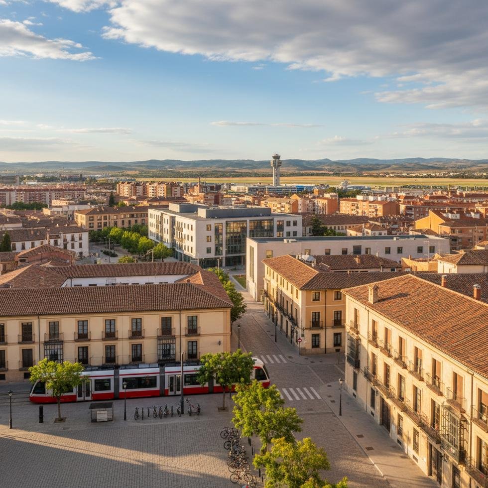 Getafe şehrinde öğrenciler için kampüs ve şehir yaşamı