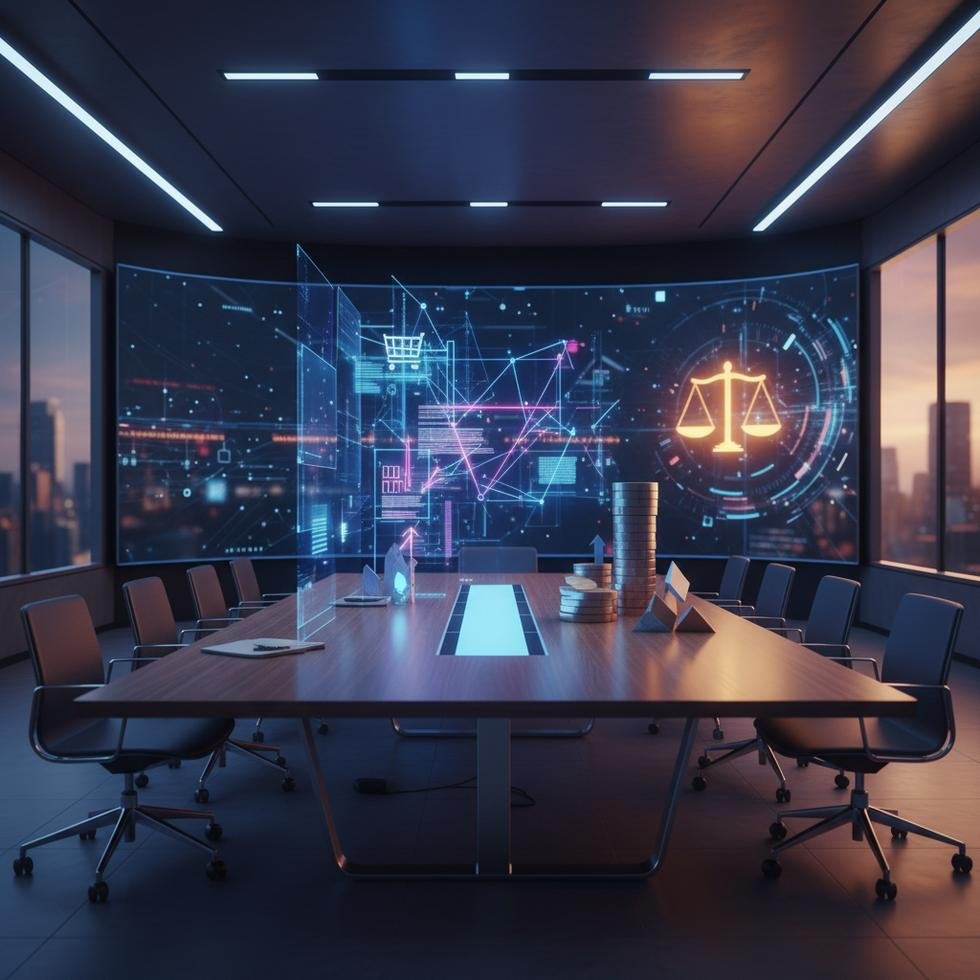 İş dünyasında dava konusu toplantı yapan profesyoneller