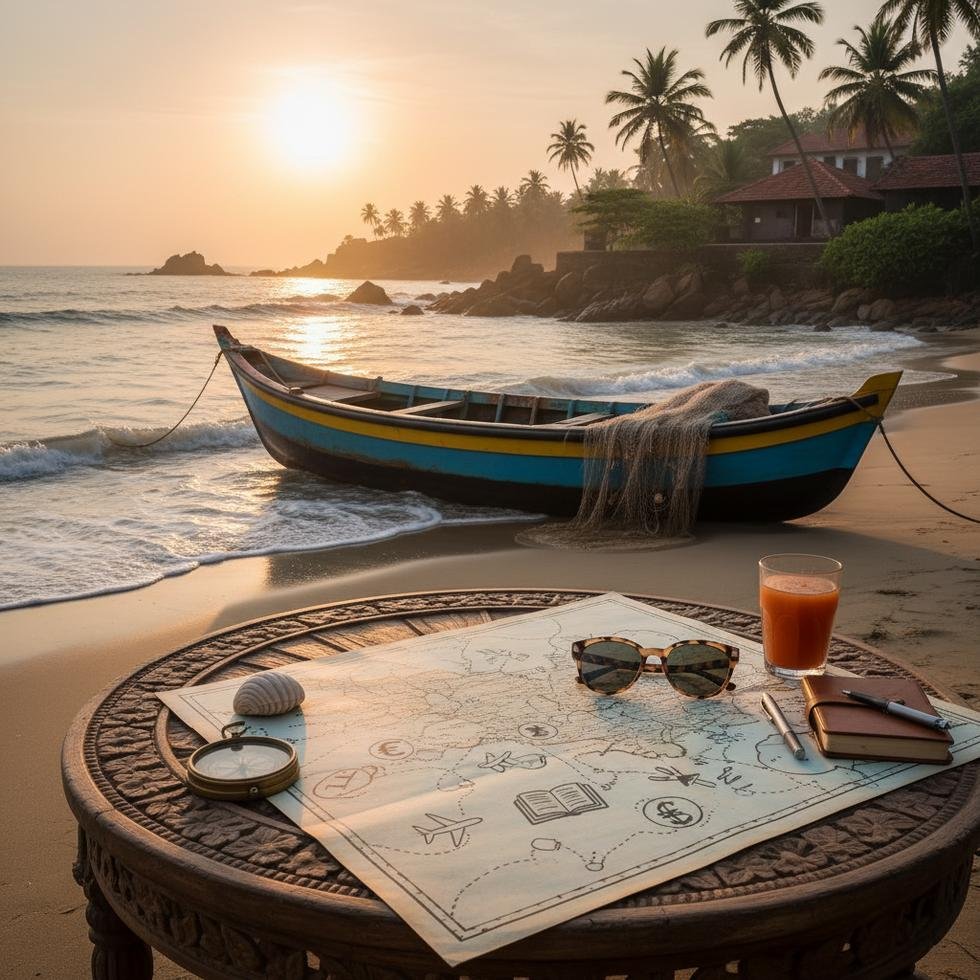 Goa şehri, plajlar, doğa ve kültürel alanlar