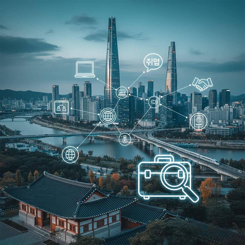 Güney Kore iş piyasası hakkında rehber sayfası görüntüsü