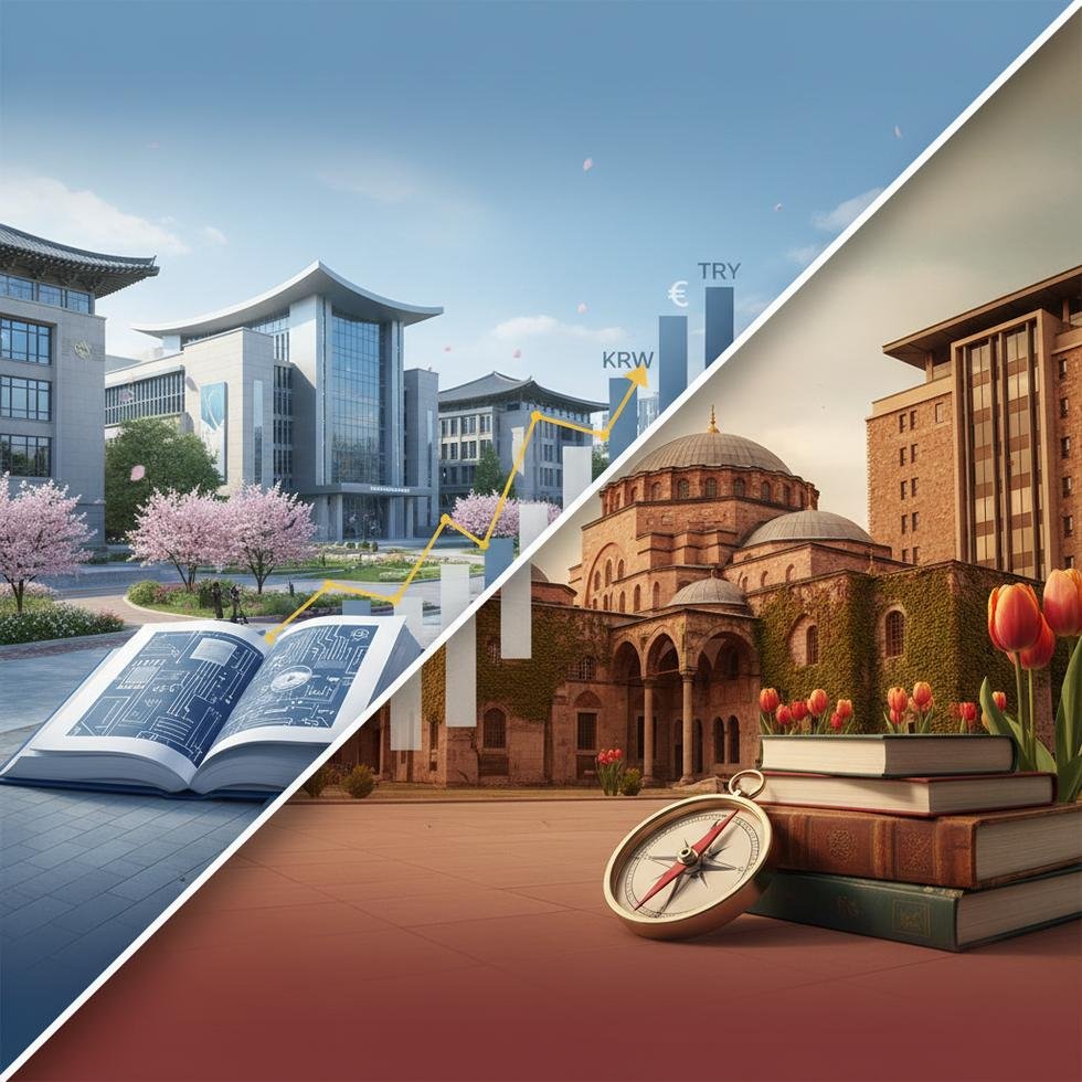 Güney Kore ve Türkiye üniversite kampüsleri ve eğitim yaşamı karşılaştırması