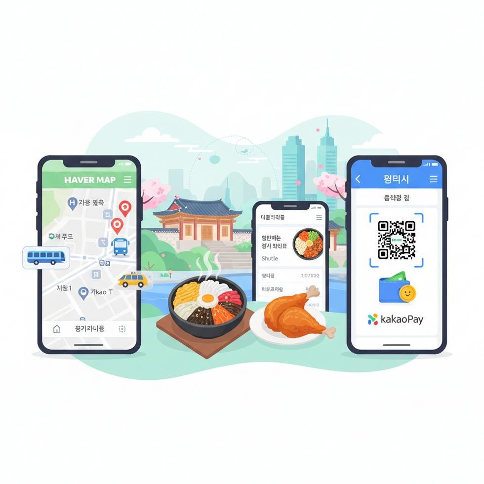 Güney Kore’de kullanılan temel telefon uygulamaları
