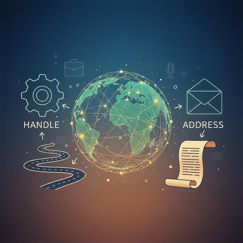 Handle ve address fiillerinin doğru kullanımıyla ilgili görsel açıklama