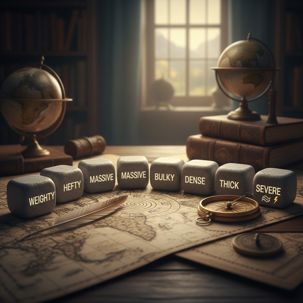 Heavy kelimesi ve yerine geçen doğru eş anlamlıların örnekleri