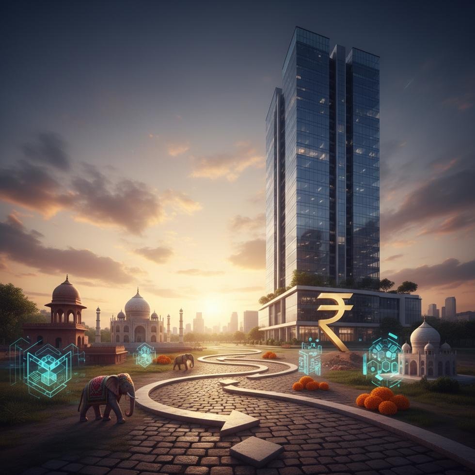 Hindistan'da şirket kurulumu için belge hazırlığı yapan kişi