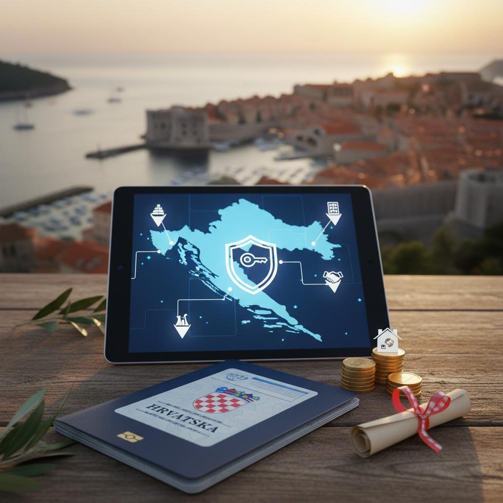 Hırvatistan’da iş bulma ve çalışma izni rehberi konulu görsel