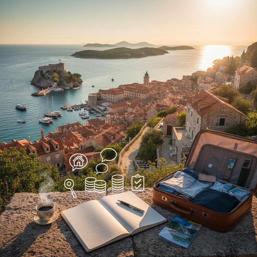 Hırvatistan’a taşınma rehberi ve pratik ipuçları içeren yazının görseli