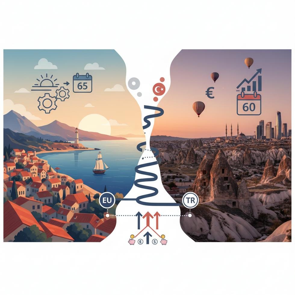 Hırvatistan ve Türkiye emeklilik sistemleri karşılaştırma tablosu