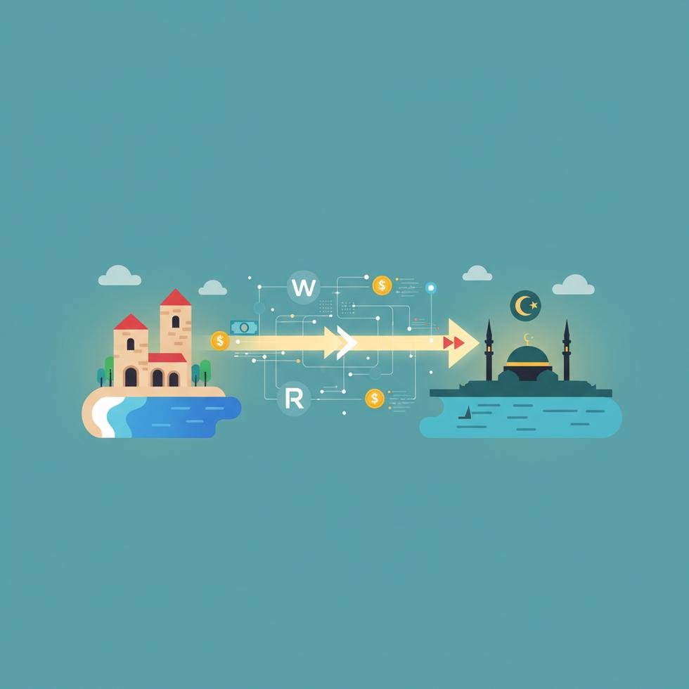 Hırvatistan’dan Türkiye’ye para transferi konsepti