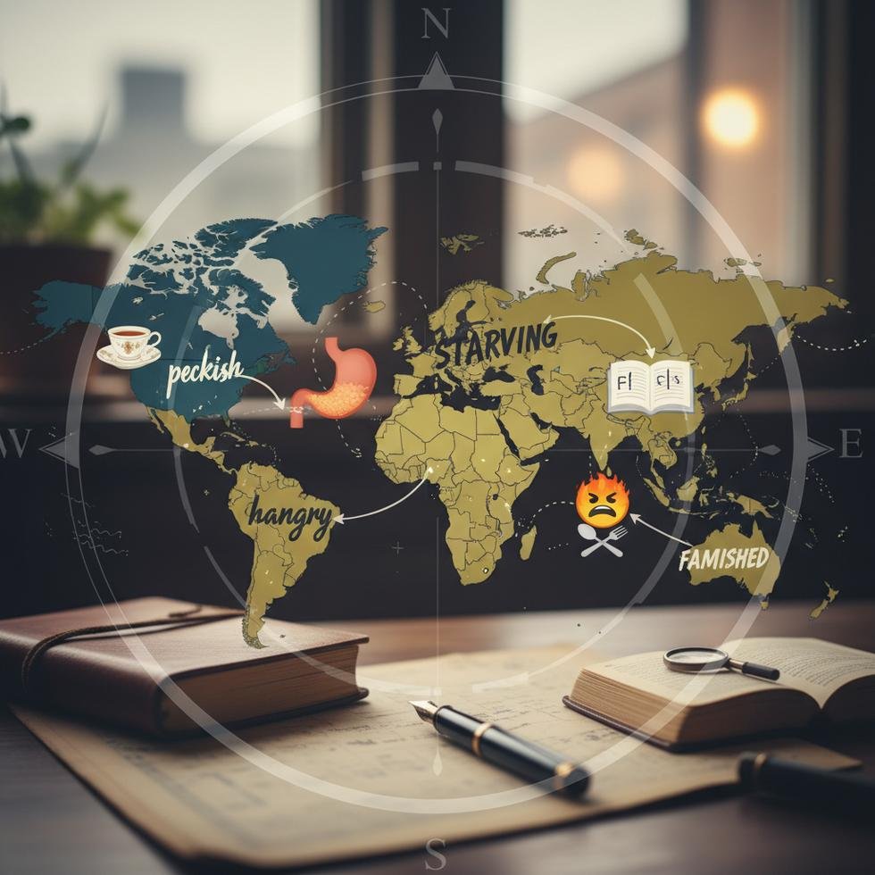 İngilizcede açlık ifadeleri rehberi görseli