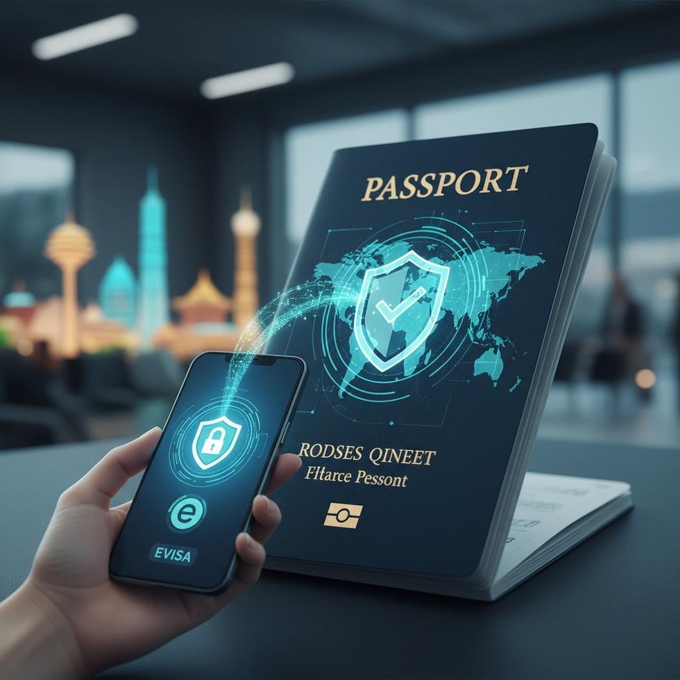 ID Check uygulaması ile pasaport bağlantısı ve eVize dijital statü ekranı