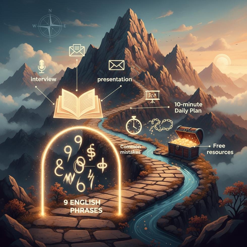 İngilizce azim ve kararlılık ifadelerinin yer aldığı eğitim içeriği