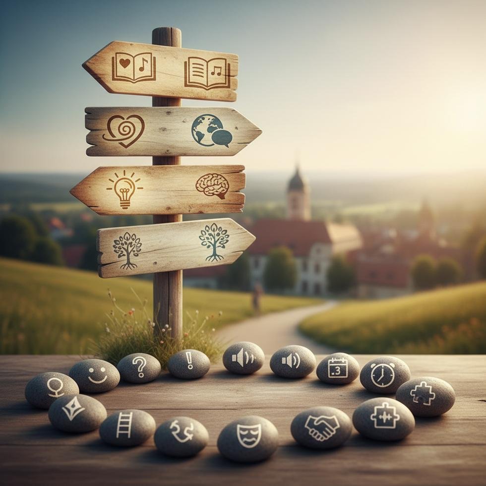 İngilizce duygu kalıplarıyla doğal ifade gösteren eğitim görseli