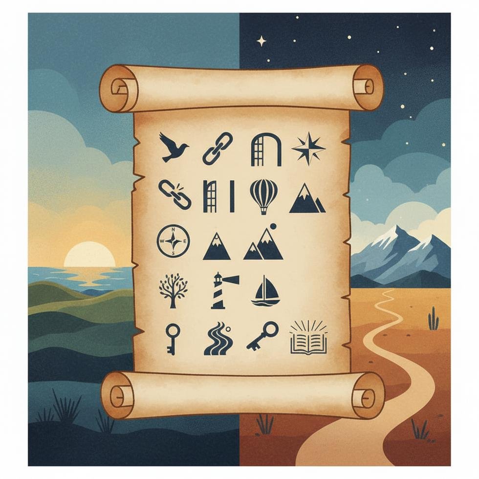 İngilizce özgürlük ve bağımsızlık deyimlerini gösteren açıklamalı grafik