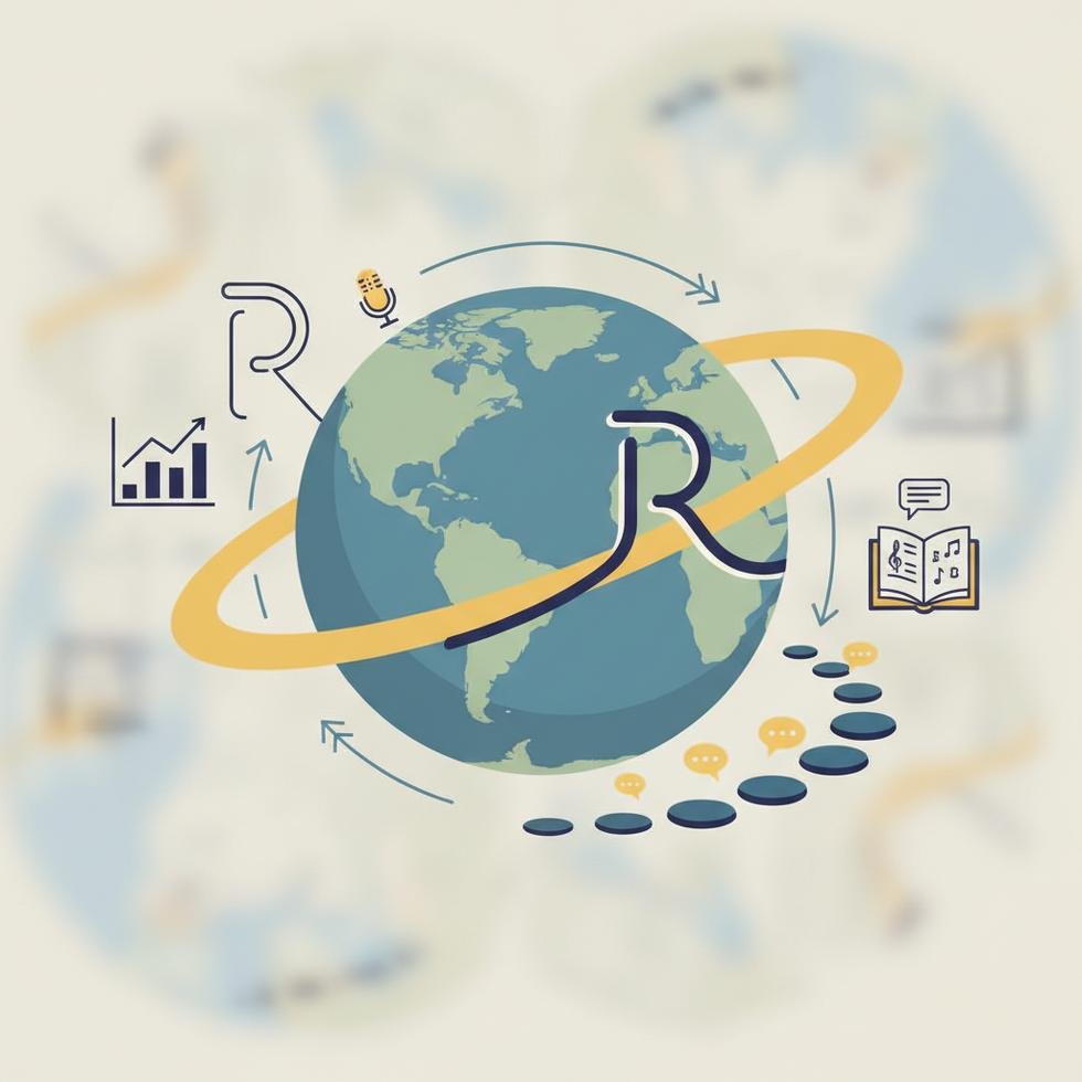 İngilizce R telaffuzu ve rhotisizm farklarını anlatan görsel