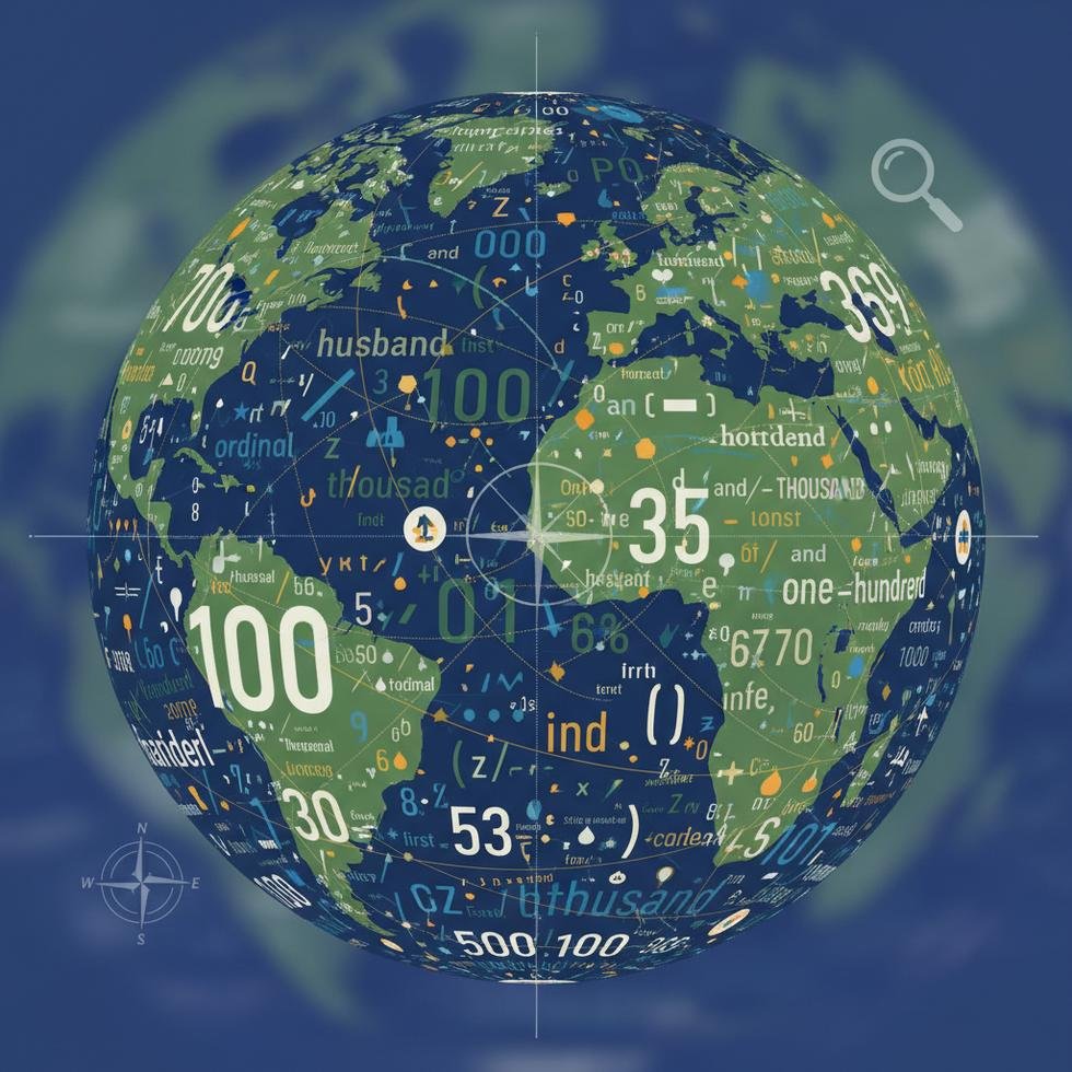 İngilizce sayıların yazımı ve okunuşu ile ilgili tablo