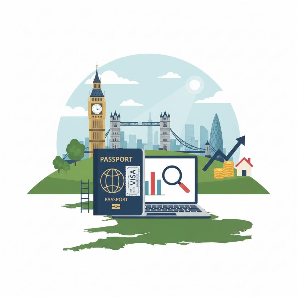 İngiltere'de çalışmak için vize ve iş rehberi görseli