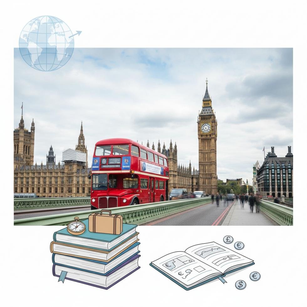 İngiltere'de dil okulunda farklı ülkelerden öğrencilerle ders yapan bir sınıf