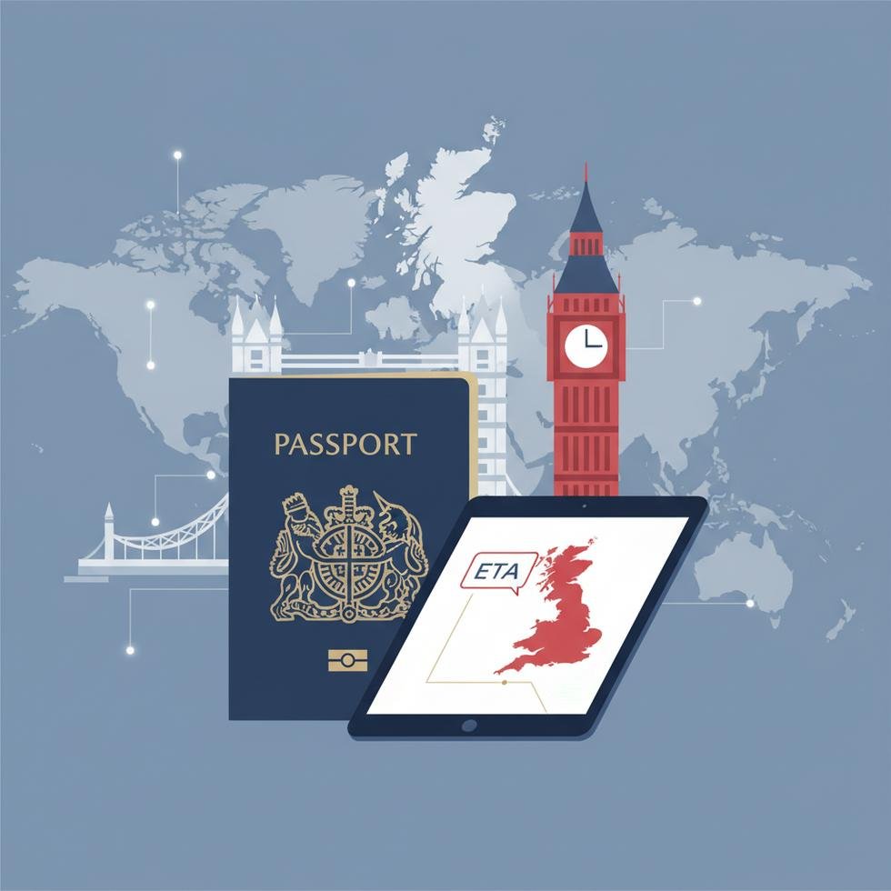 İngiltere e-vize ve ETA başvuru süreci ile ilgili görsel