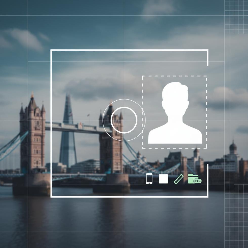 İngiltere e-vize dijital fotoğraf çekimi için uygun arka plan ve teknik ekipman kullanımı