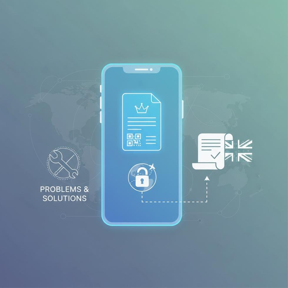 İngiltere e-Vize UKVI dijital vize ekran görüntüsü