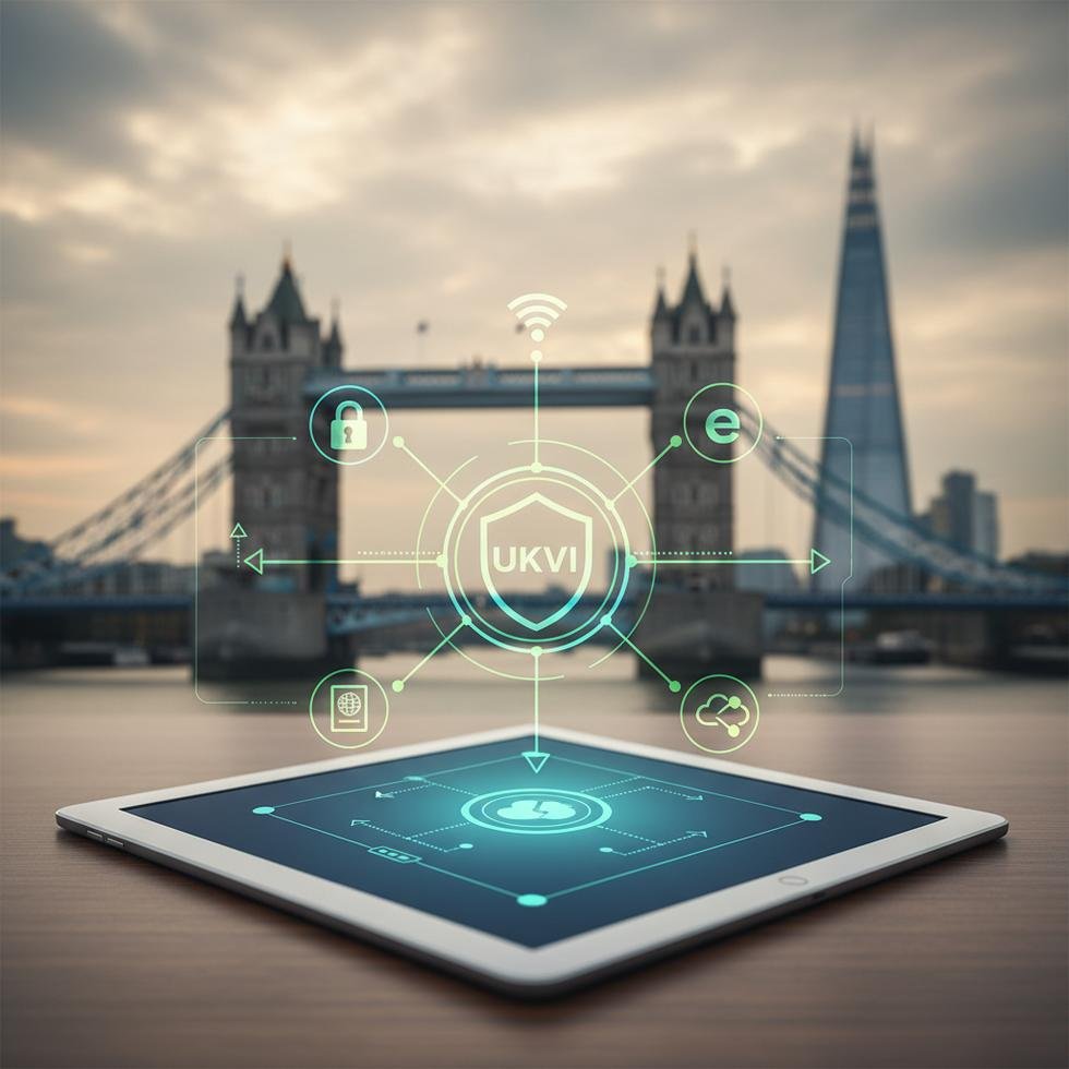 İngiltere eVize ve UKVI hesabı ile ilgili rehber görseli