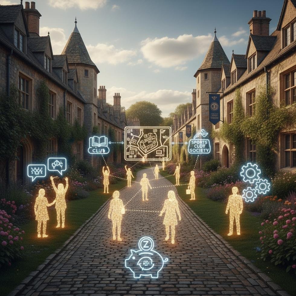 İngiltere'de master yapan öğrenciler sosyal etkinlikte tanışıyor